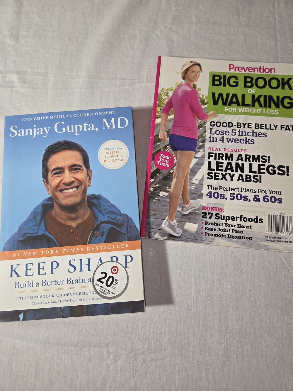 Sanjay Gupta MD "Keep Sharp" and Prevention Big Book of Walking.